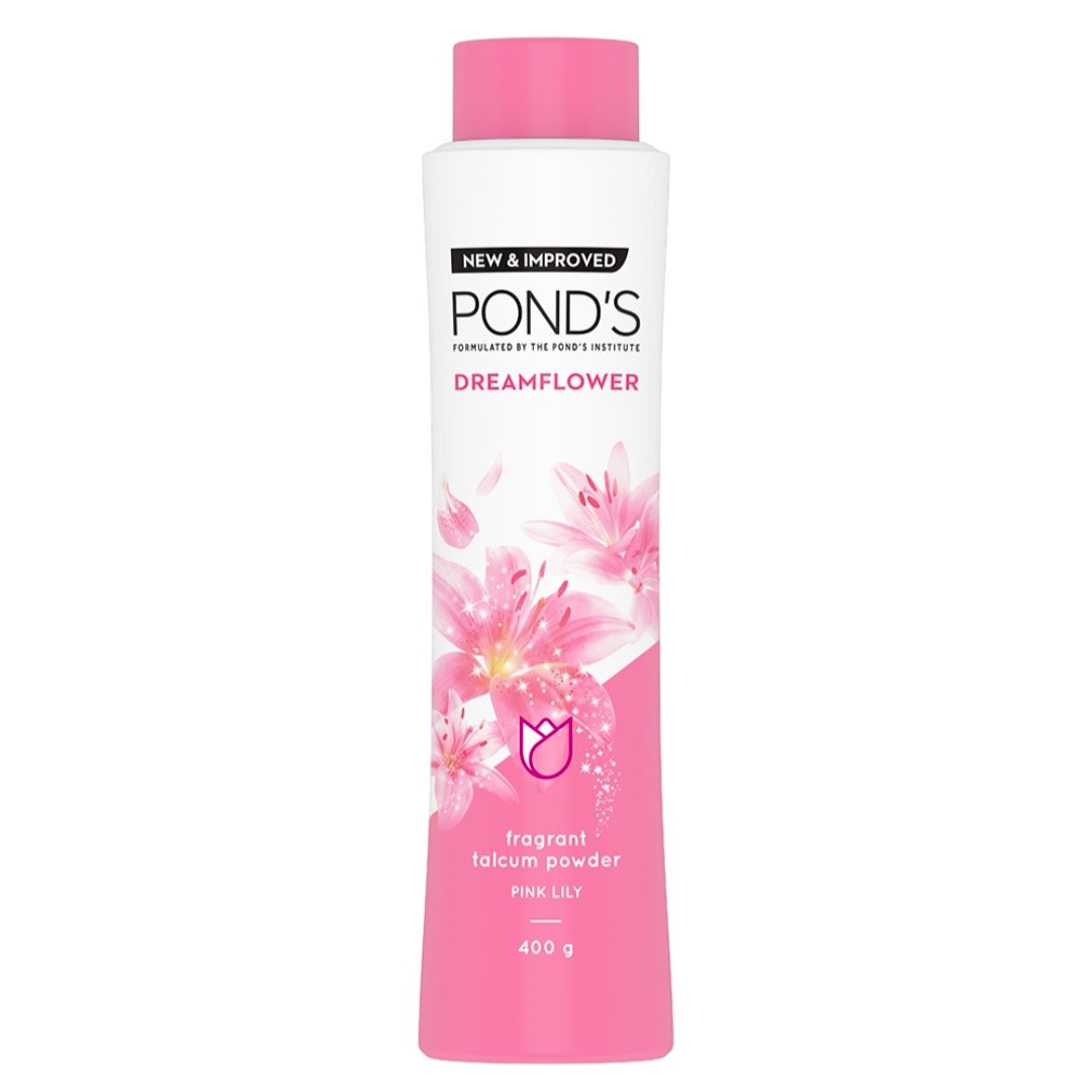 Pond's Dreamflower Fragrant Talcum Powder - Pink Lily: 400 g