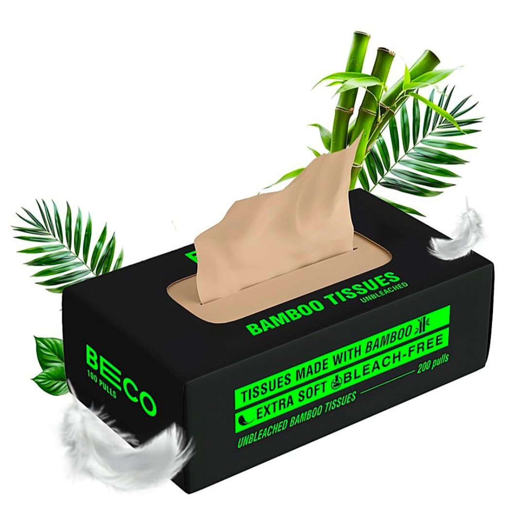 BECO Facial Tissue Napkin Box: 200 Pulls