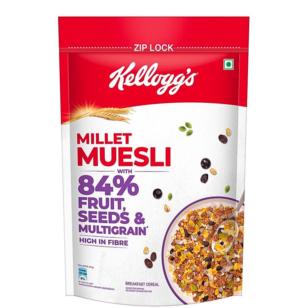 Kellogg's Millet Muesli With 84% Fruit Seed & Multigrain: 1 kg