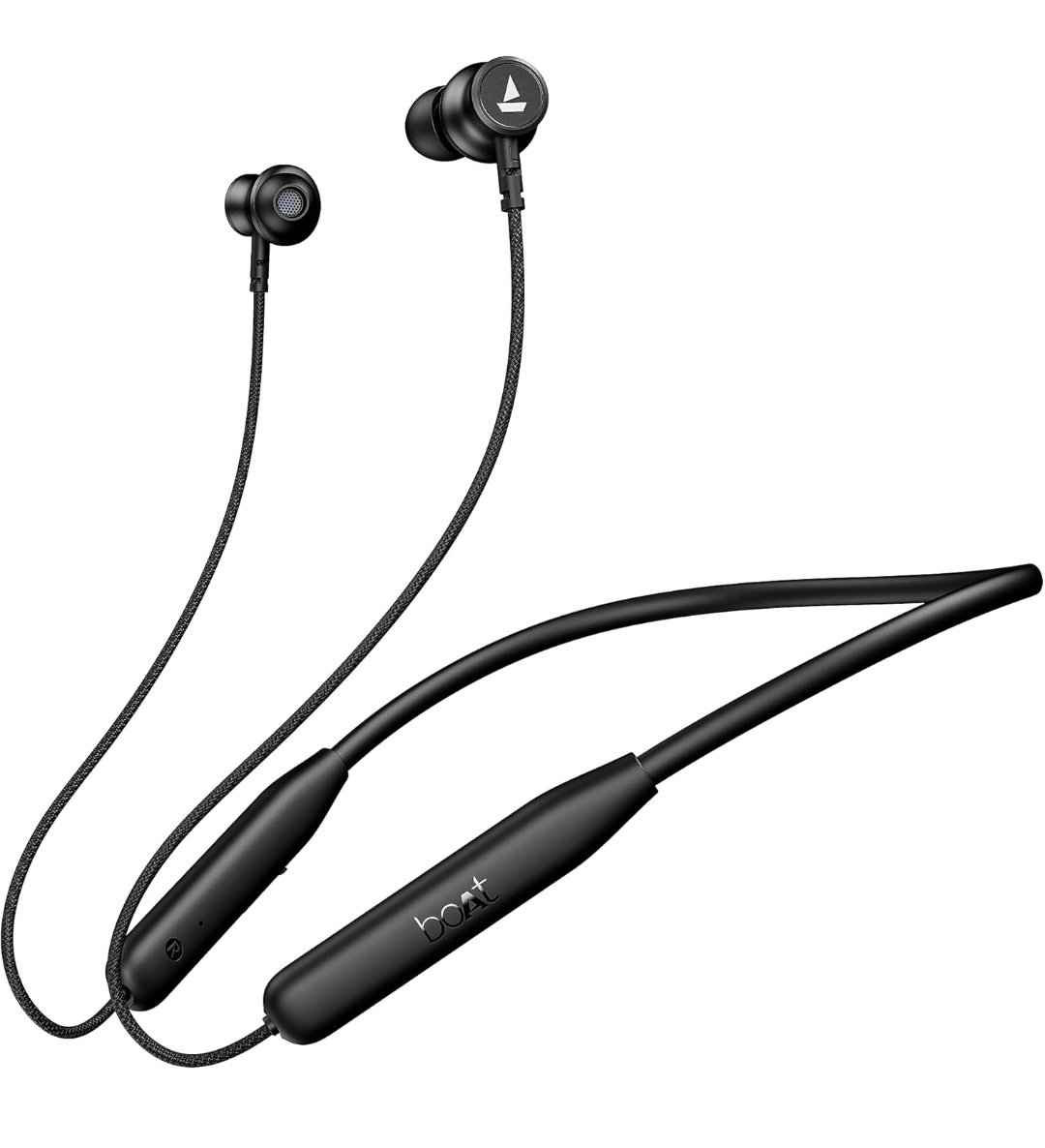 Boat Wireless with Mic in Ear Earphones (Active Black) Amazon's Choice